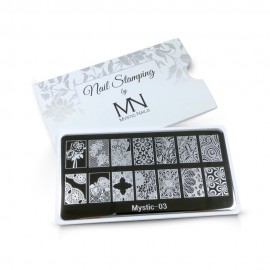 Nail stamping plate - 03.