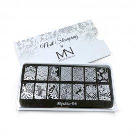 Nail stamping plate - 04.