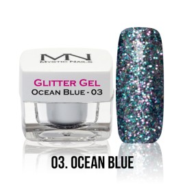 Glitter Gel - no.03. - Ocean Blue - 4g