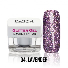 Glitter Gel - no.04. - Lavender - 4g