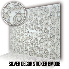 Silver Decor Sticker BM008