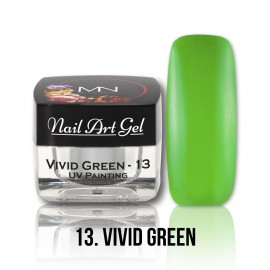 UV Painting Nail Art Gel - 13 - Vivid Green 