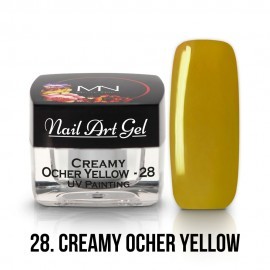 UV Painting Nail Art Gel - 28 - Ocher Yellow - 4g