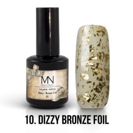 Gel Polish Dizzy no.10. - Dizzy Bronze Foil 12ml