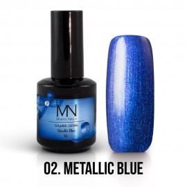 Gel Polish Metallic no.02. - Metallic Blue 12ml